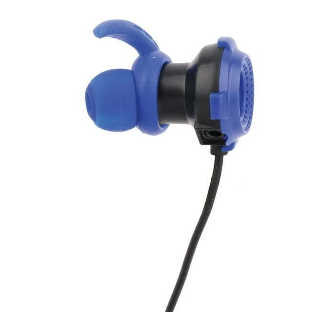 Lvlup Gaming Earbuds With Removable Microphone (Blue)